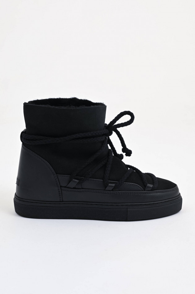 Inuikii Lammfell-Boot CLASSIC in Schwarz