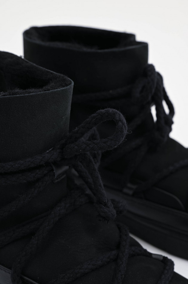 Inuikii Lammfell-Boot CLASSIC in Schwarz