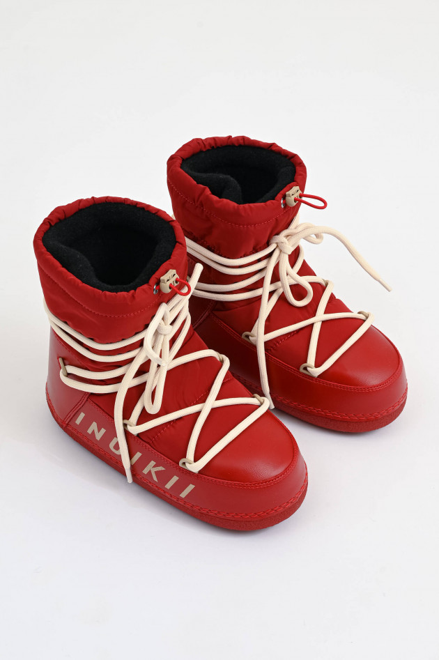 Inuikii Stiefel MOUNTAIN mit Schnürung in Rot