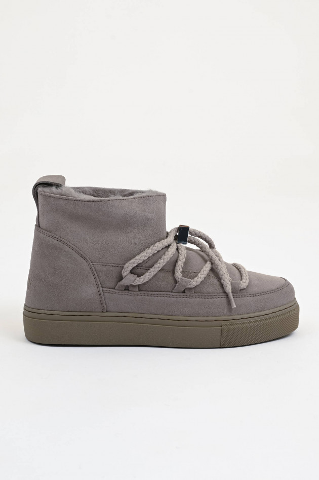 Inuikii Lammfell-Boot CLASSIC LOW in Grau