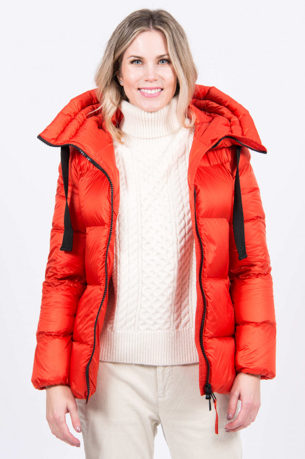 IQ+ Berlin Daunenstepp-Jacke in Orange