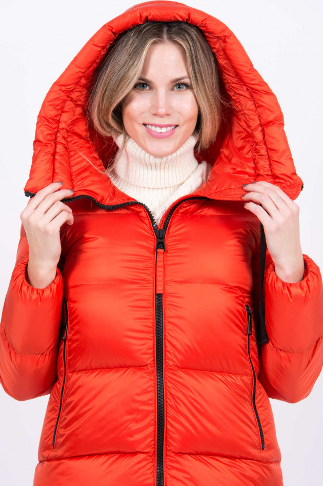 IQ+ Berlin Daunenstepp-Jacke in Orange