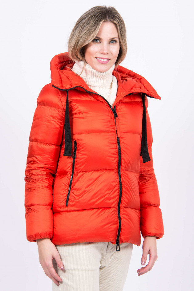 IQ+ Berlin Daunenstepp-Jacke in Orange