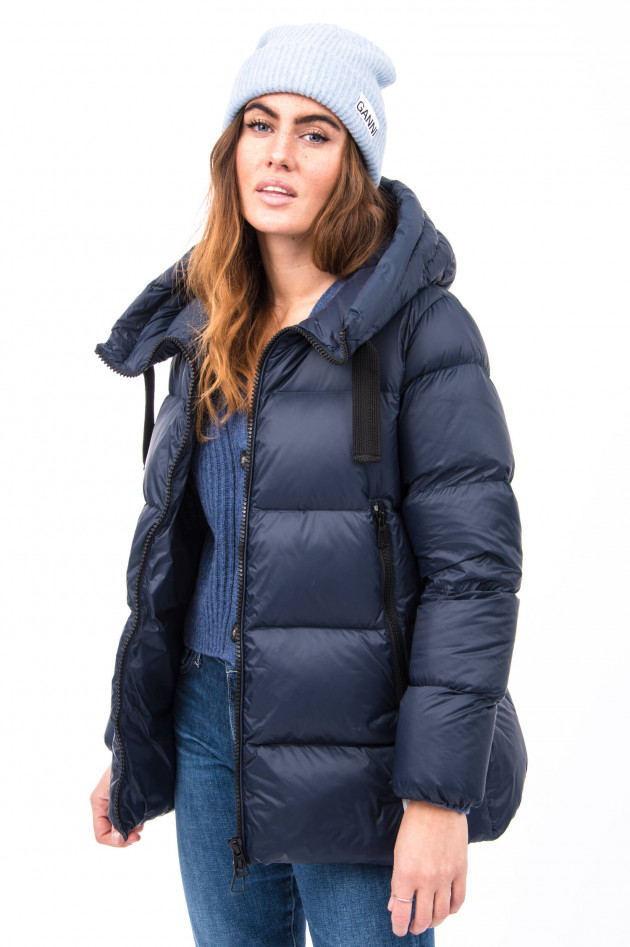 IQ+ Berlin Daunen-Steppjacke in Navy