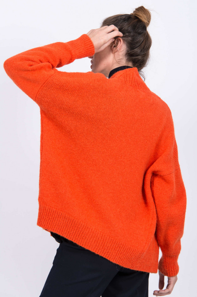 IQ+ Berlin Oversized Strickjacke in Orange