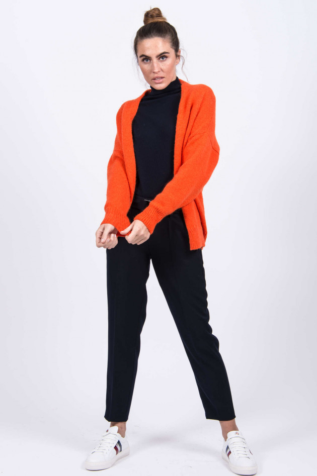 IQ+ Berlin Oversized Strickjacke in Orange