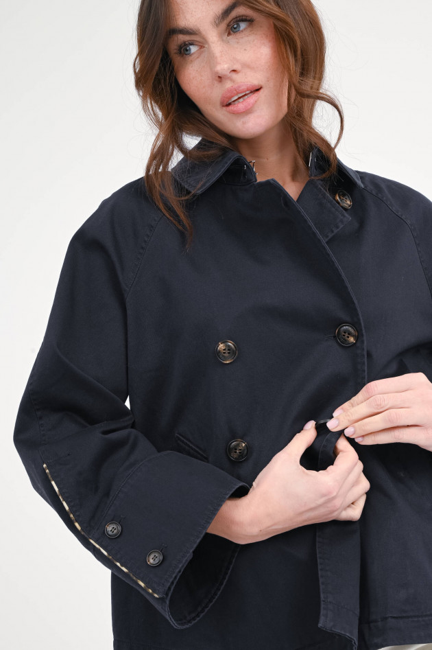 IQ Studio Zweireihige Jacke in Navy