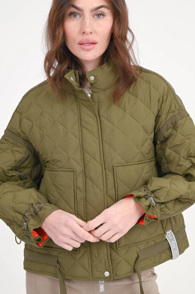 IQ Studio Loose Fit Steppjacke in Khaki