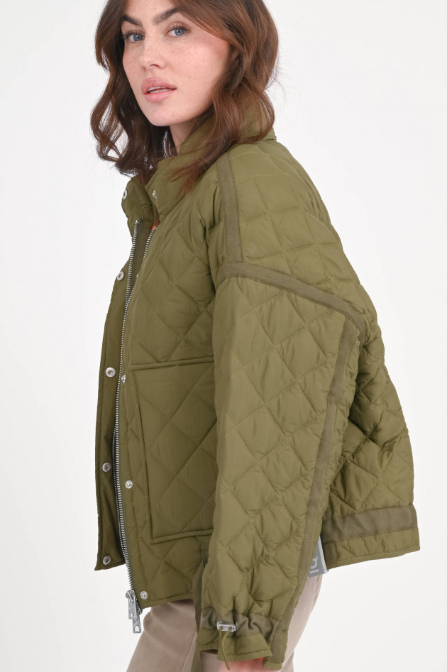 IQ Studio Loose Fit Steppjacke in Khaki