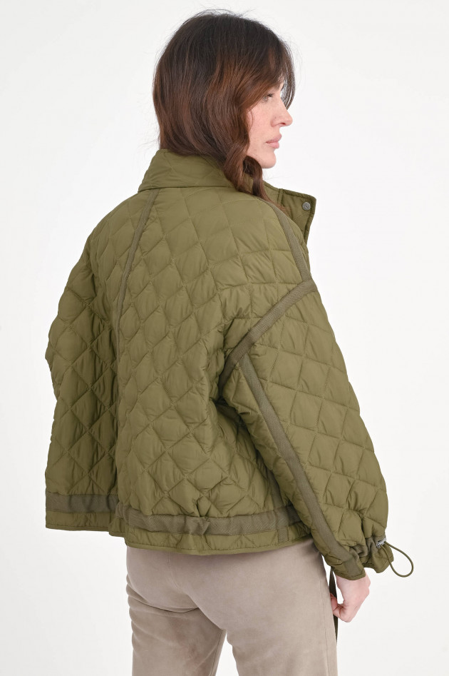 IQ Studio Loose Fit Steppjacke in Khaki