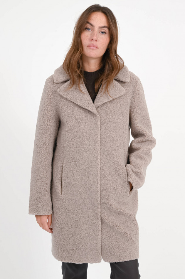 IQ Studio Teddymantel in Taupe