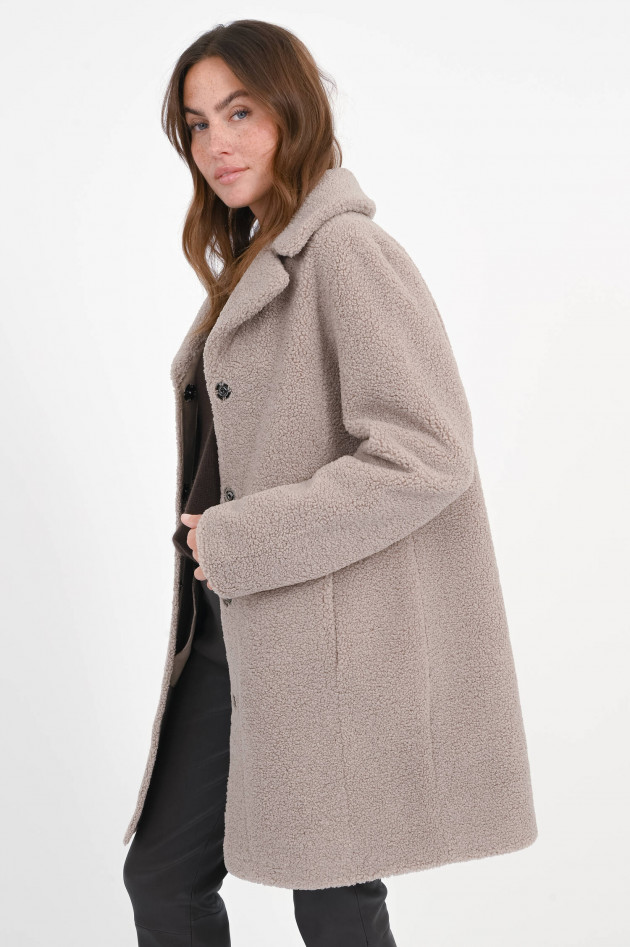 IQ Studio Teddymantel in Taupe