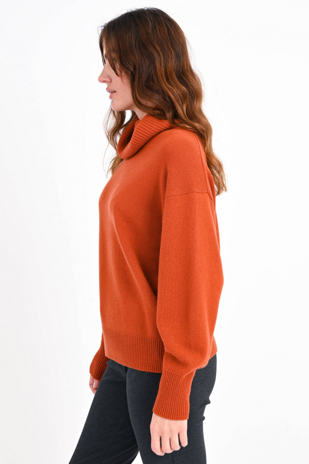 Iris von Arnim  Cashmere Rollkragenpullover MATIJA in Terracotta