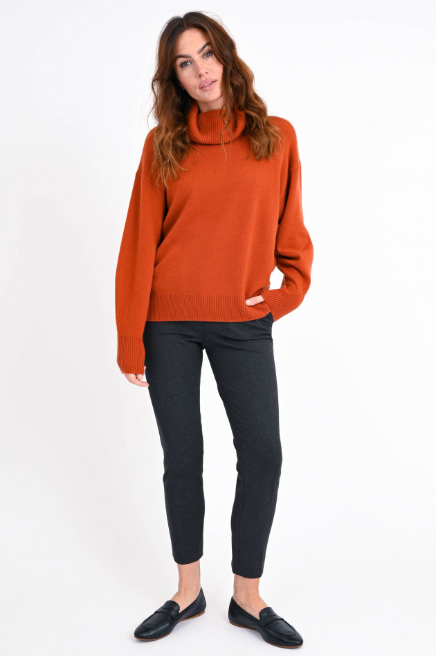 Iris von Arnim  Cashmere Rollkragenpullover MATIJA in Terracotta