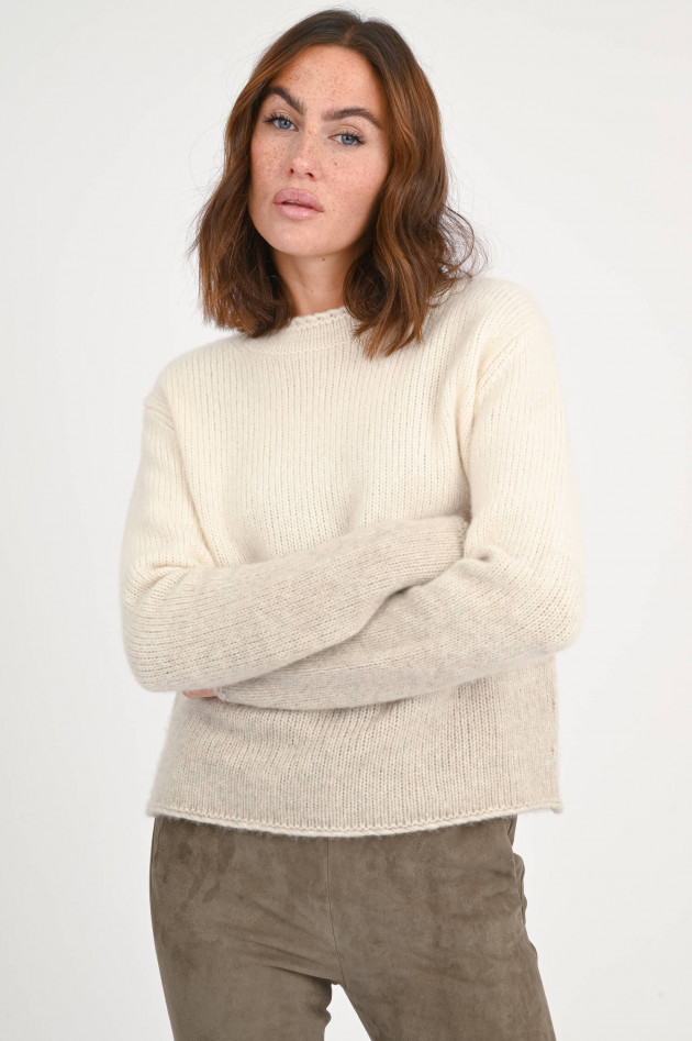 Iris von Arnim  Pullover VASCARA DEGRADE in Ombré-Optik in Creme