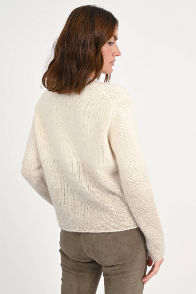 Iris von Arnim  Pullover VASCARA DEGRADE in Ombré-Optik in Creme