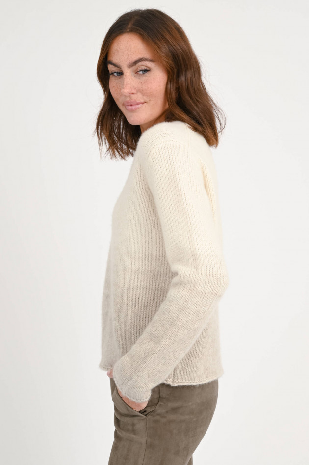 Iris von Arnim  Pullover VASCARA DEGRADE in Ombré-Optik in Creme