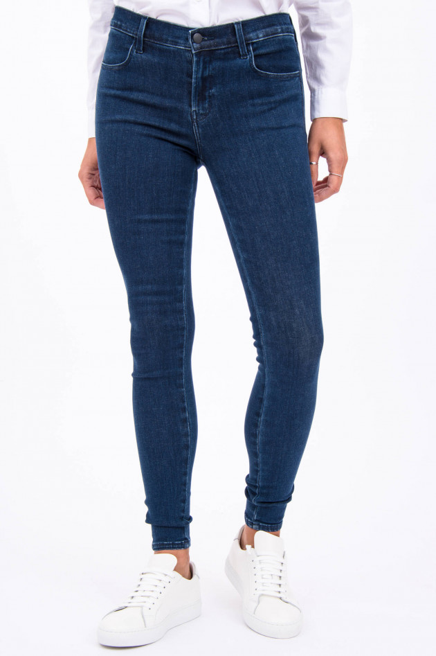 J-Brand  SOPHIA MID RAISE SUPER SKINNY JEANS in Dunkelblau