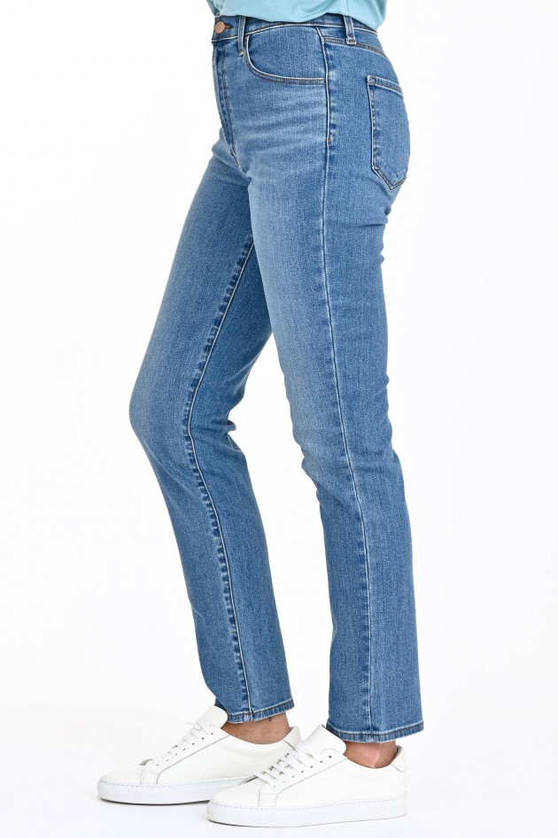 J-Brand  Jeans TEAGAN HIGH-RISE STRAIGHT in Mittelblau
