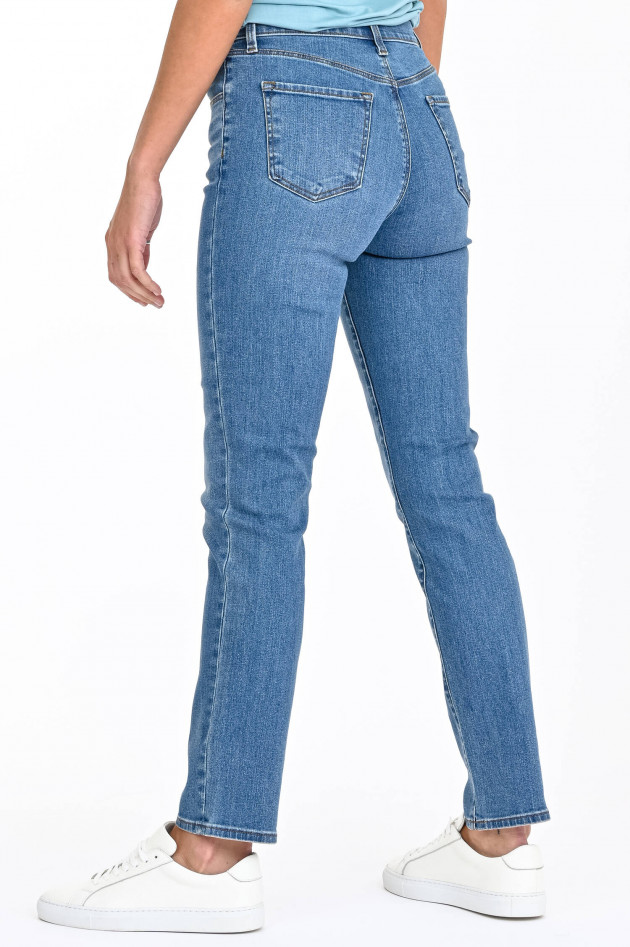 J-Brand  Jeans TEAGAN HIGH-RISE STRAIGHT in Mittelblau