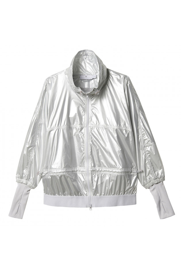 Stella McCartney Jacke RUNNING in Silber