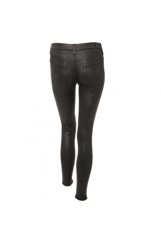 Seven for all Mankind Jeans beschichtet in Schwarz