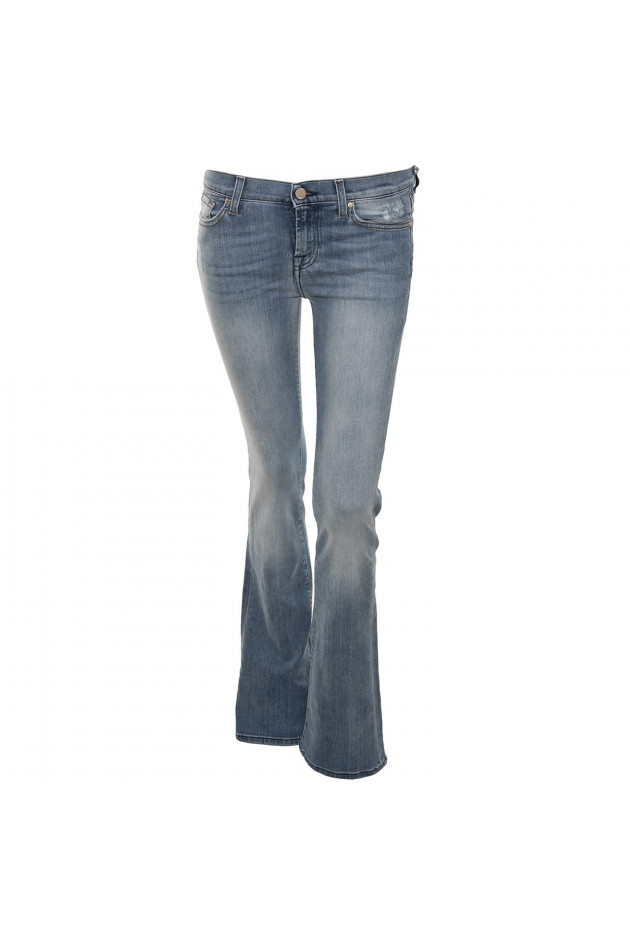 Seven for all Mankind Jeans THE SKINNY BOOTCUT in Hellblau