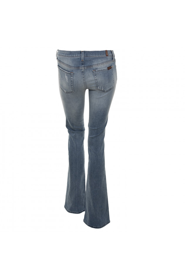 Seven for all Mankind Jeans THE SKINNY BOOTCUT in Hellblau