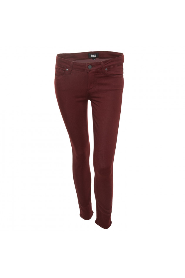 Paige Jeans VERDUGO ANKLE in Weinrot