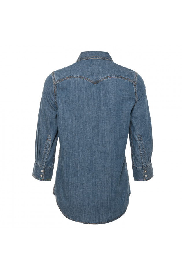 Closed Jeansbluse in Blau