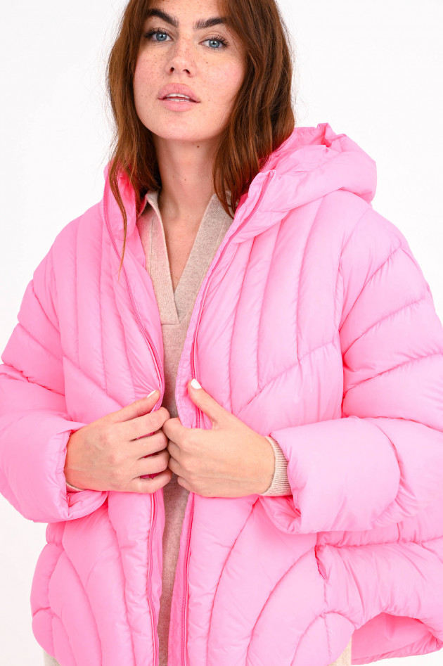 JNBY Daunenstepp-Jacke in Neonpink