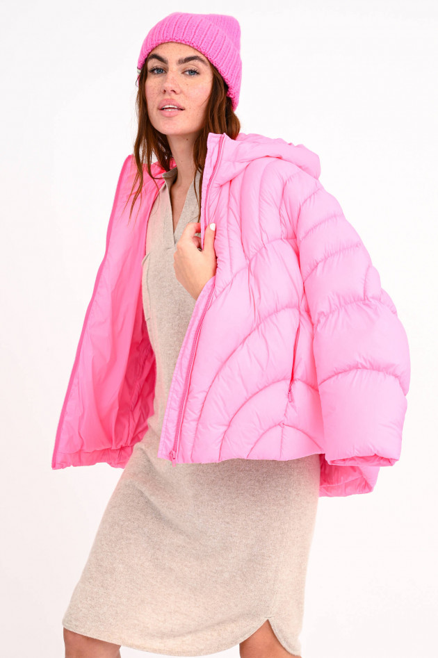 JNBY Daunenstepp-Jacke in Neonpink