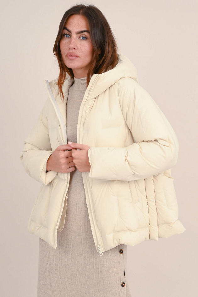 JNBY Oversize Daunenjacke mit Zipp-Details in Natur