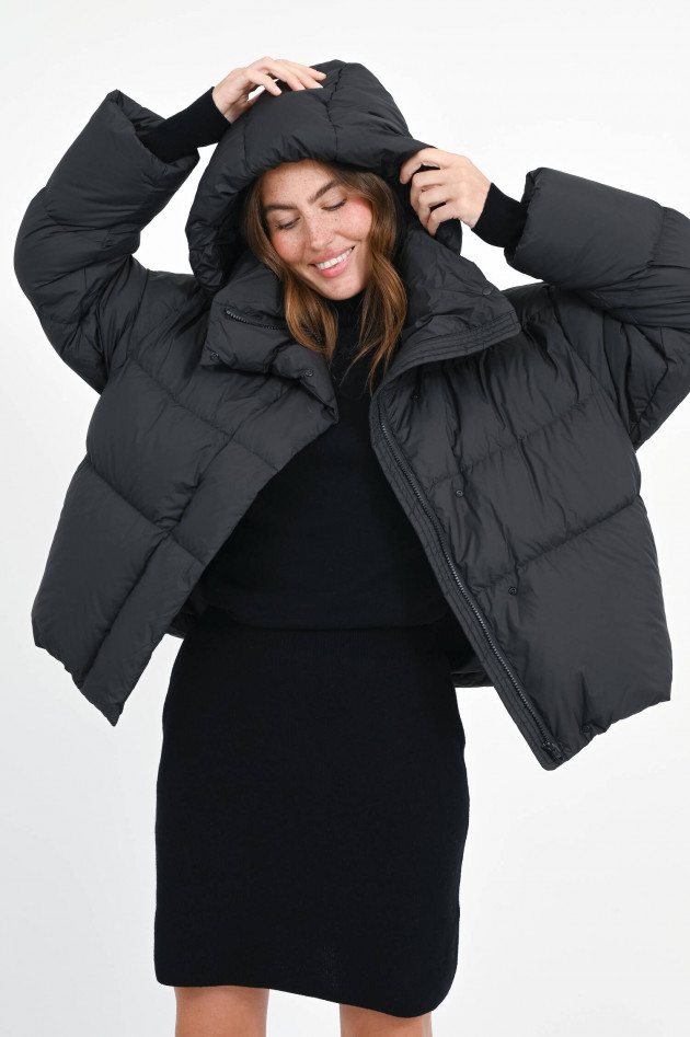 JNBY Daunenjacke mit abnehmbarer Kapuze in Black