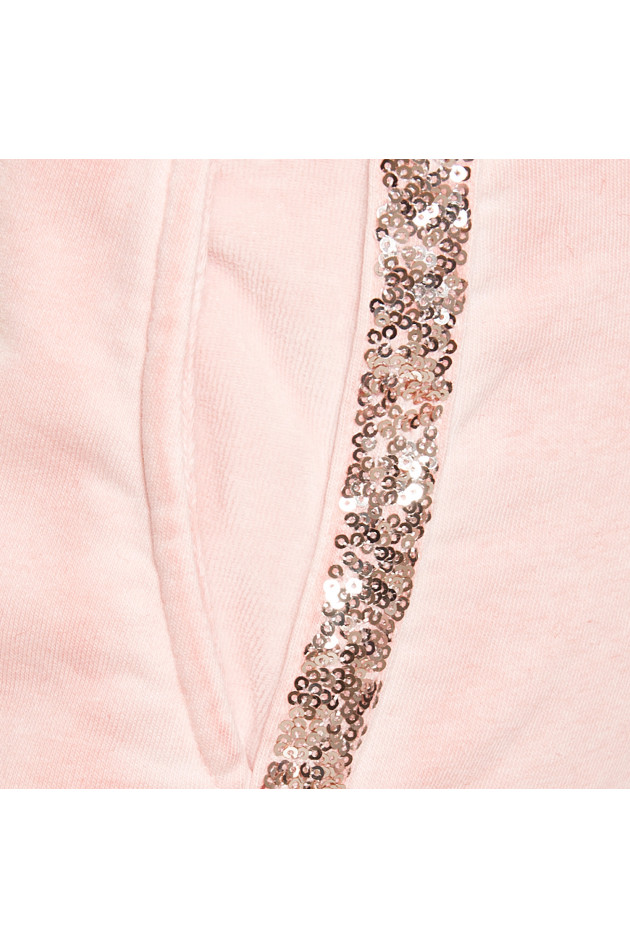 Better Rich Jogginghose mit Pailletten in Rosa