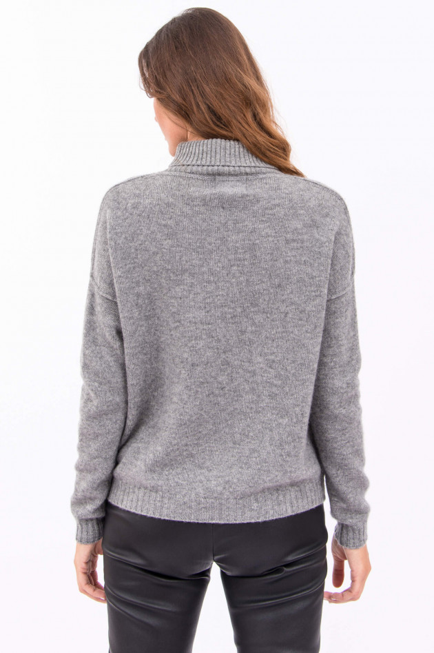 Jumper 1234 Rollkragenpullover mit Kaschmir in Grau