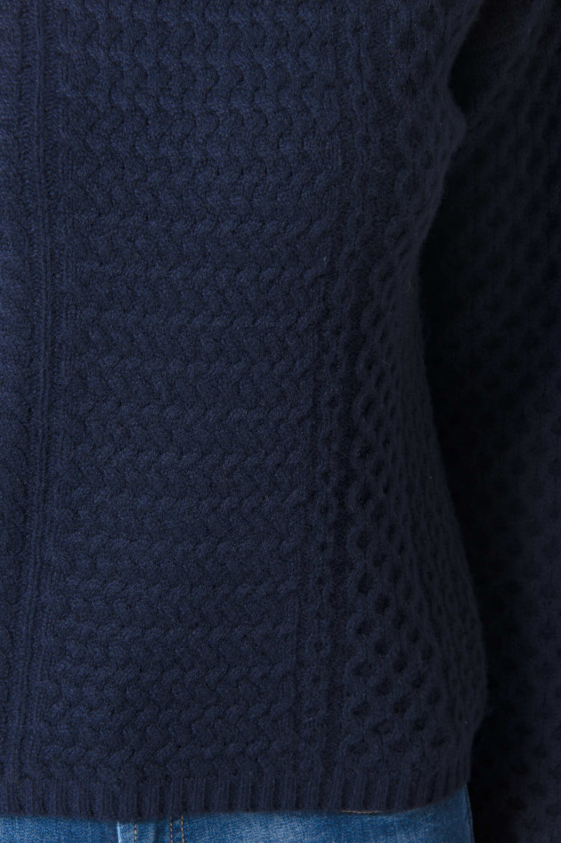 Jumper 1234 Kaschmir-Pullover in Navy