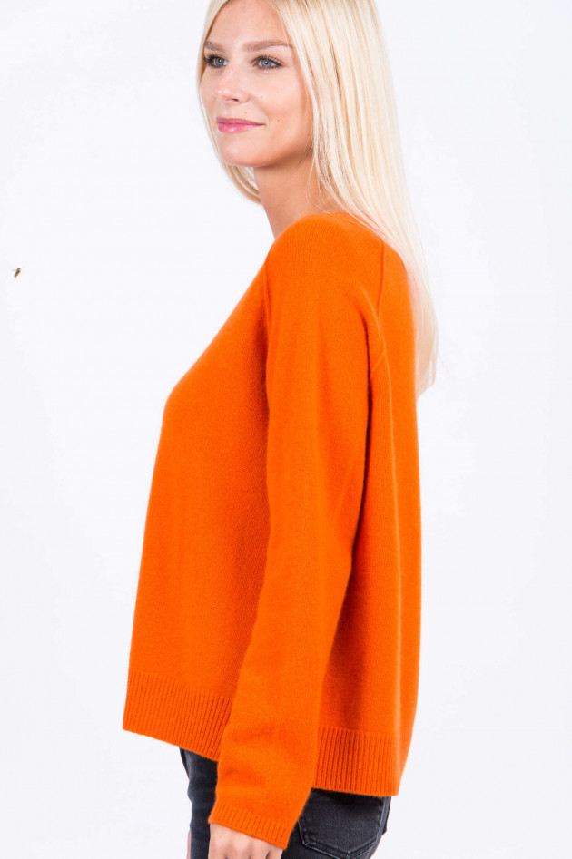 Jumper 1234 Kaschmir Pullover in Orange