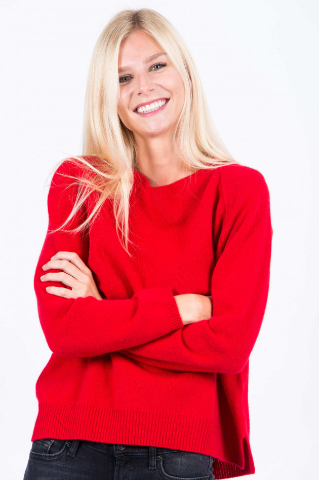 Jumper 1234 Kaschmir Pullover in Rot