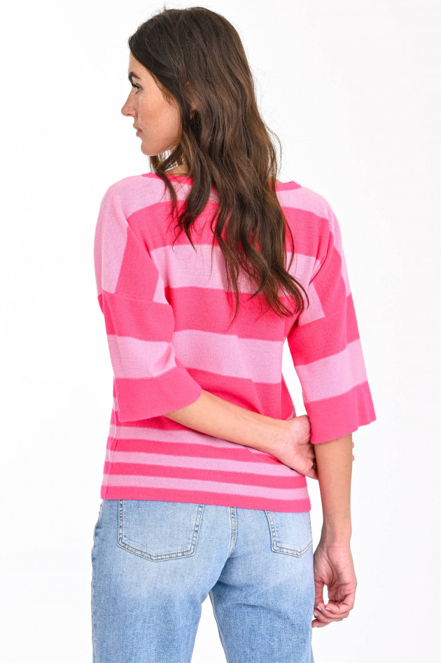 Jumper 1234 Kaschmir Strickpullover in Rosa/Pink