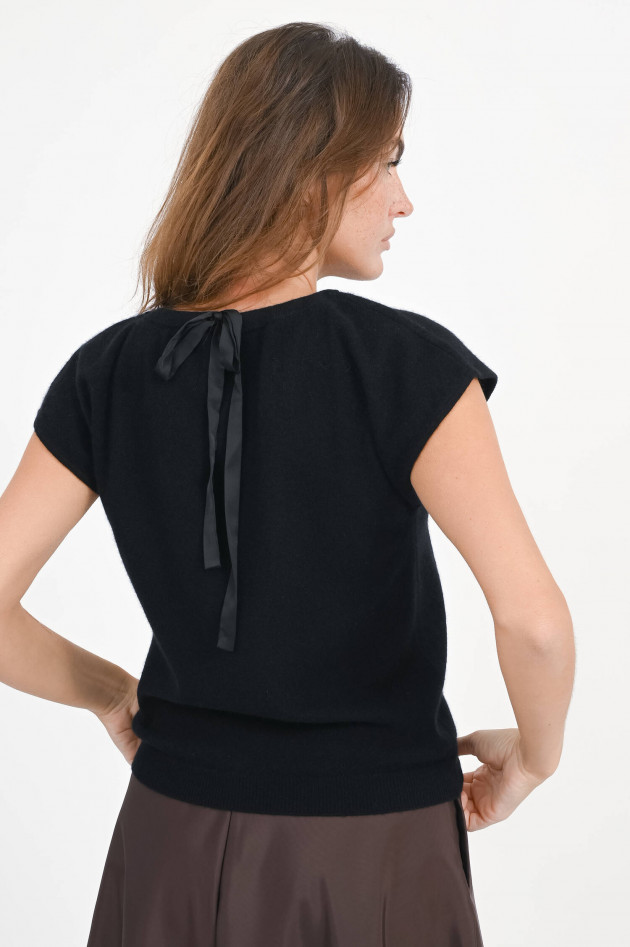 Jumper 1234 Cashmere T-Shirt in Pure Black