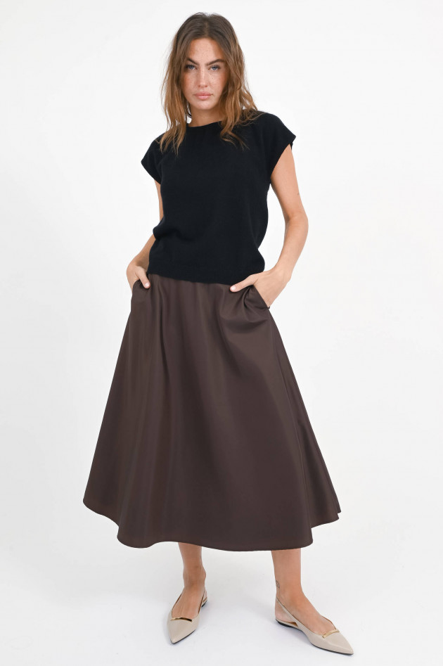 Jumper 1234 Cashmere T-Shirt in Pure Black
