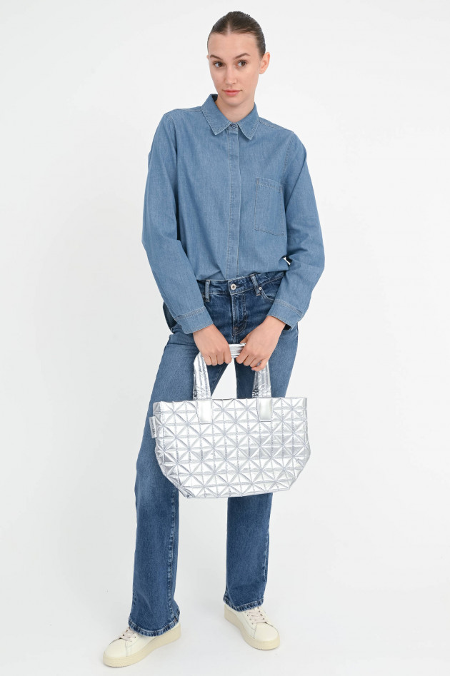Juvia Jeanshemd in Medium Blue