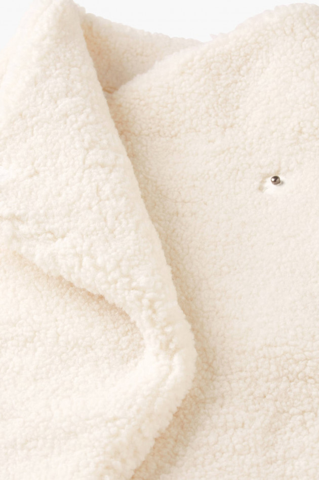 Juvia Teddy-Jacke BEATRIX in Creme