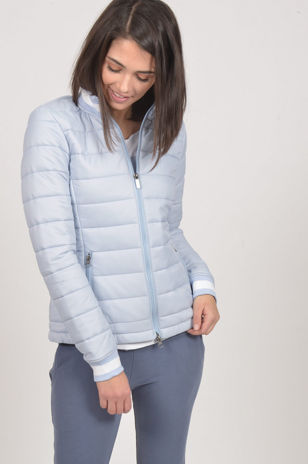 Juvia Jacke mit Stehkragen in Hellblau