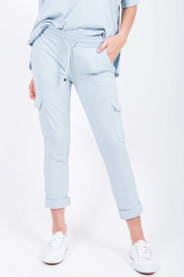 Juvia Cargo Sweatpants in Hellblau