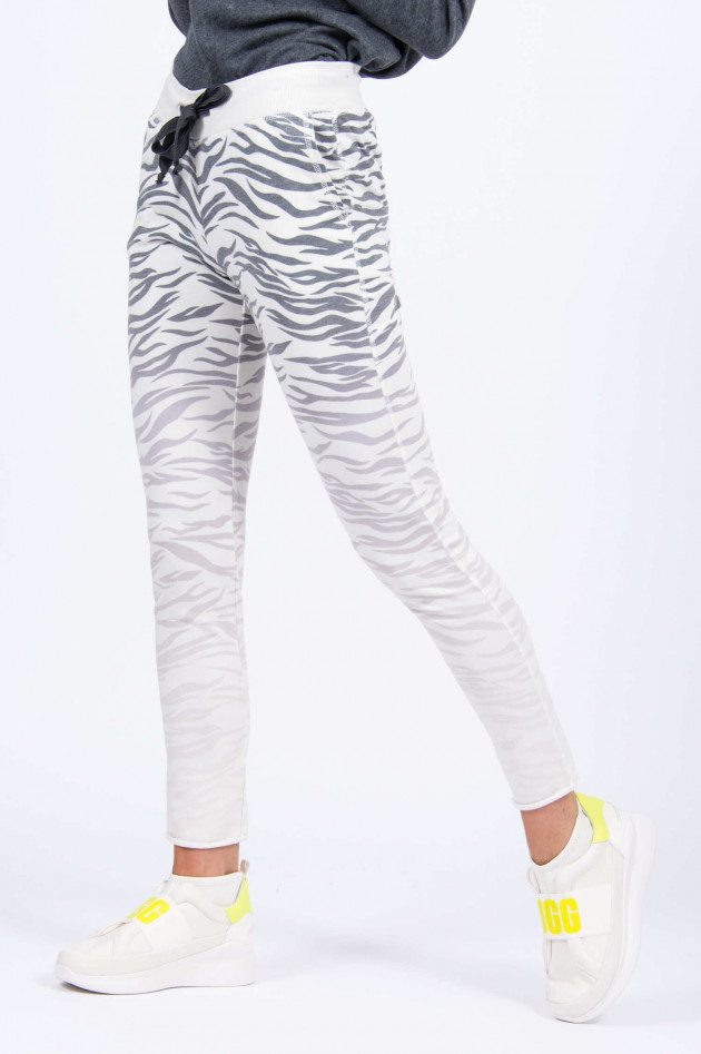 Juvia Sweathose im Zebra-Look mit farblichem Verlauf