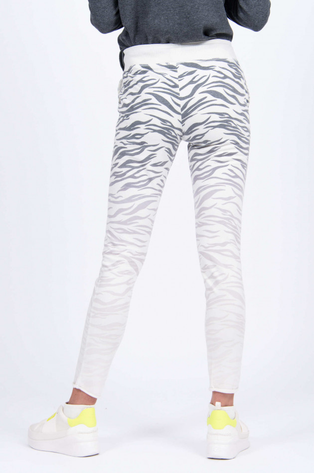 Juvia Sweathose im Zebra-Look mit farblichem Verlauf