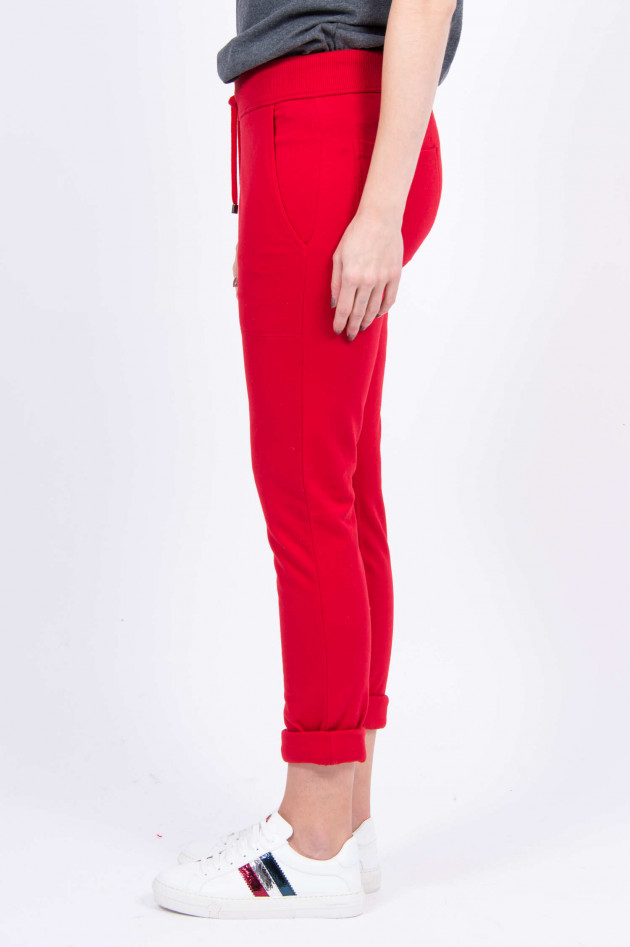 Juvia Baumwoll-Sweatpants in Rot