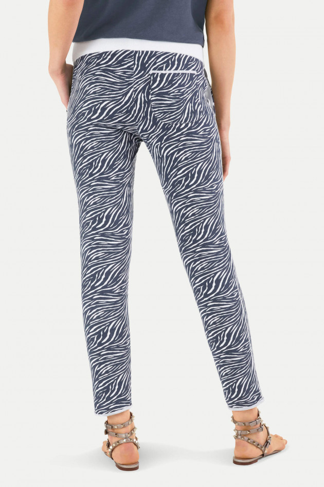 Juvia Sweatpants DESERT STRIPES in Blau/Weiß